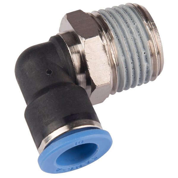 Fipa 90 Degrees elbow screw coupling, Da: 10 mm, G1/2-male 30.115-G - main